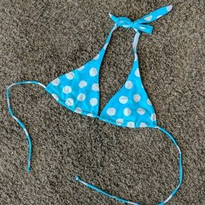 Victoria's Secret | turquoise halter bikini top, L
